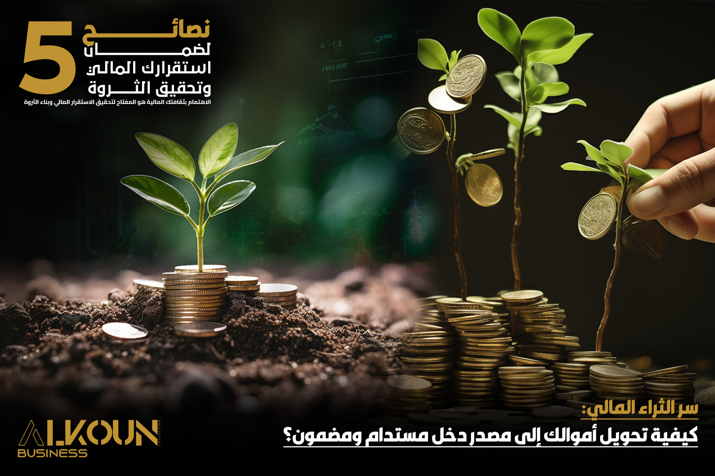 سر الثراء المالي: كيفية تحويل أموالك إلى مصدر دخل مستدام ومضمون؟